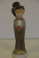 Cilinderes fiú kerámia figura A103