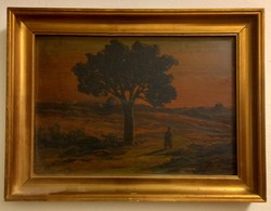 Baky Albert (1868-1944) festmény