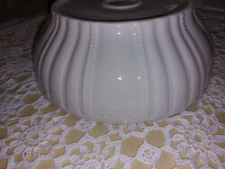 Zsolnay porcelán fehér tál, népi falitál Hungária sorozat