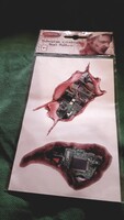Retro TERMINATOR filmes tetkó matrica BONTATLAN csomagolt a képek szerint