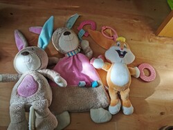 Szundikendő játékokkal 293. (Nyuszi) - Nappy with toy. 293. (Rabbit)