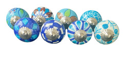 S8-21 Vintage stílusú porcelán bútorgomb szett (8 db-os)