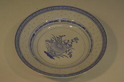 Rizs szemes kínai porcelán tányér A163