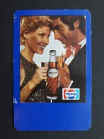 Kártyanaptár 1976 - PEPSI, Fővárosi Ásványvíz és Jégipari Vállalat feliratú zsebnaptár
