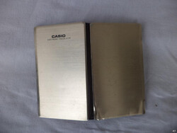 CASIO LC-820 GOLD retro fémlapos számológép (1279)