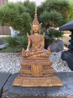 Aranyozott, régi Rattanakosin Buddha szobor!