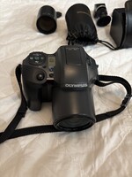 Olympus IS-100 filmes fényképezőgép + tartozékok – jó állapotban, működőképes.