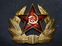 VINTAGE CCCP - VÖRÖS HADSEREG - katonai sapkajelvény a képek szerint