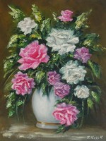 Kiss Karola (1972- ) Prima díjas festőművész,  40x30 cm olajfestmény