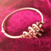 Sicilian Bourbon period (1820-1850) 12k gold dpuble serpent bracelet