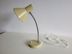 Régi retro gégecsöves nagy fém asztali lámpa mid century
