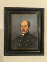 Antik Biedermeier nemes úr portré vagy Kisfaludy Sándor festmény