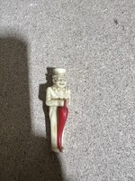 Olasz Horn Corno Gobbo Hunchback Good Luck figura, 5 cm-es. 2946