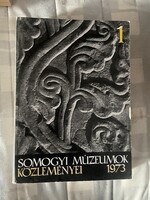 Somogyi múzeumok közlemények 2973 évkönyv  cimu történelem régészet néprajz stb könyv