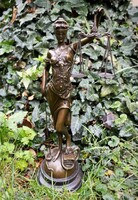 Justitia, az igazság Istennője - monumentális bronz szobor