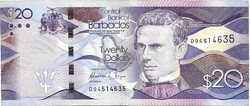 20 dollár 2016 Barbados