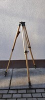 Fa teodolit tripod, állvány akár reflektorhoz is