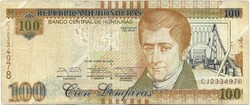 100 lempira 2011 Honduras