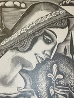 Molnár C. Pál  6 fametszet az újtestamentumhoz / 1933