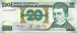 20 lempira 2001 Honduras
