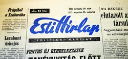 1973 augusztus 23  /  Esti Hírlap  /  AJÁNDÉKBA regiujsag Ssz.:  18883