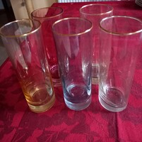 5db Retro Vizes Szörpös  Pohár