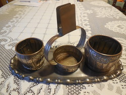 Fehérfém  készlet , gyufa tartós négy db os jelzett