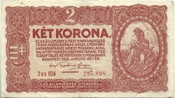2 korona 1920 2aa soroza 3.
