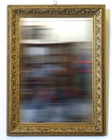 1Q564 Antik nagyméretű aranyozott tükör 122 x 92 cm