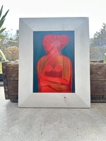 Gyula Fabók Enamel Wall Art