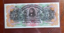 Costa Rica - 1917  - 5 colones