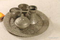 Török fém kávéskészlet