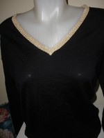 Vékony gyapjú pulóver, használt