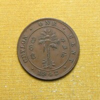 Ceylon 1942 1 cent - VI. György