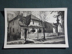 Képeslap,Balatonszárszó,GANZ Hajógyár üdülő látkép,részlet,1956-