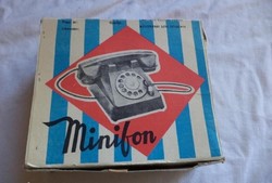 Minifix retro gyerek telefon doboza (2153)