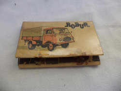 Retro ROBUR gyufa (2259)