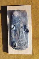 Árpád-házi Szent Margit bronz falikép, plakett