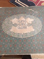 Szecessziós szines kepekkel Kling klang glória német gyermekdalok kotta  1907 - es első kiadás