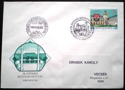 FF4034 / 1990 Ifjúságért - Bélyegkiállítás - Sárospatak bélyeg FDC-n futott