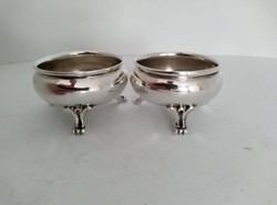 Pair of silver spice racks