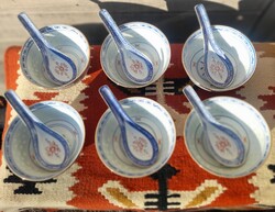 Kínai porcelán leveses tál készlet