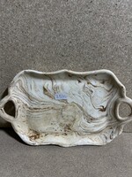 Ceramic tray, 24 x 15 cm, excellent for interior decor.