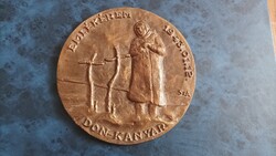 Don-kanyar emlékérem plakett