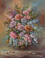 Kiss Karola (1972- ) Prima díjas festőművész,  50x40 cm akrifestmény