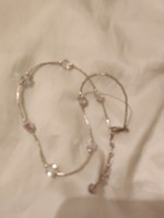 Ezüst nyaklánc-nyakék Swarovski kövekkel (139)