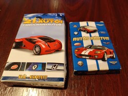 2 pakli autóskártya x