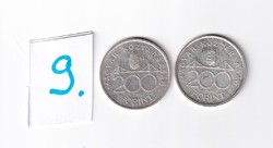 200 Forint 1992 2 db egyben 09