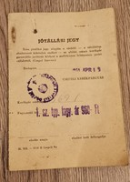 Csepel kerékpár jótállási szelvény 1959 Földműesszövetkezet