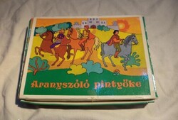 Aranyszóló pintyőke, retro puzzle játék (2493)